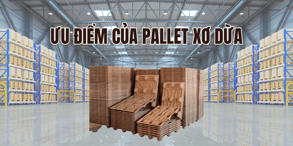 Ưu điểm của pallet xơ dừa